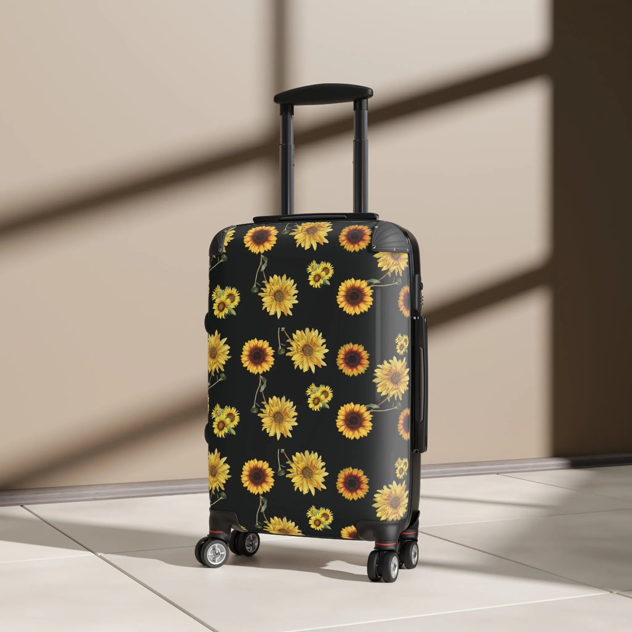 Sunflower Traveler Suitcase
