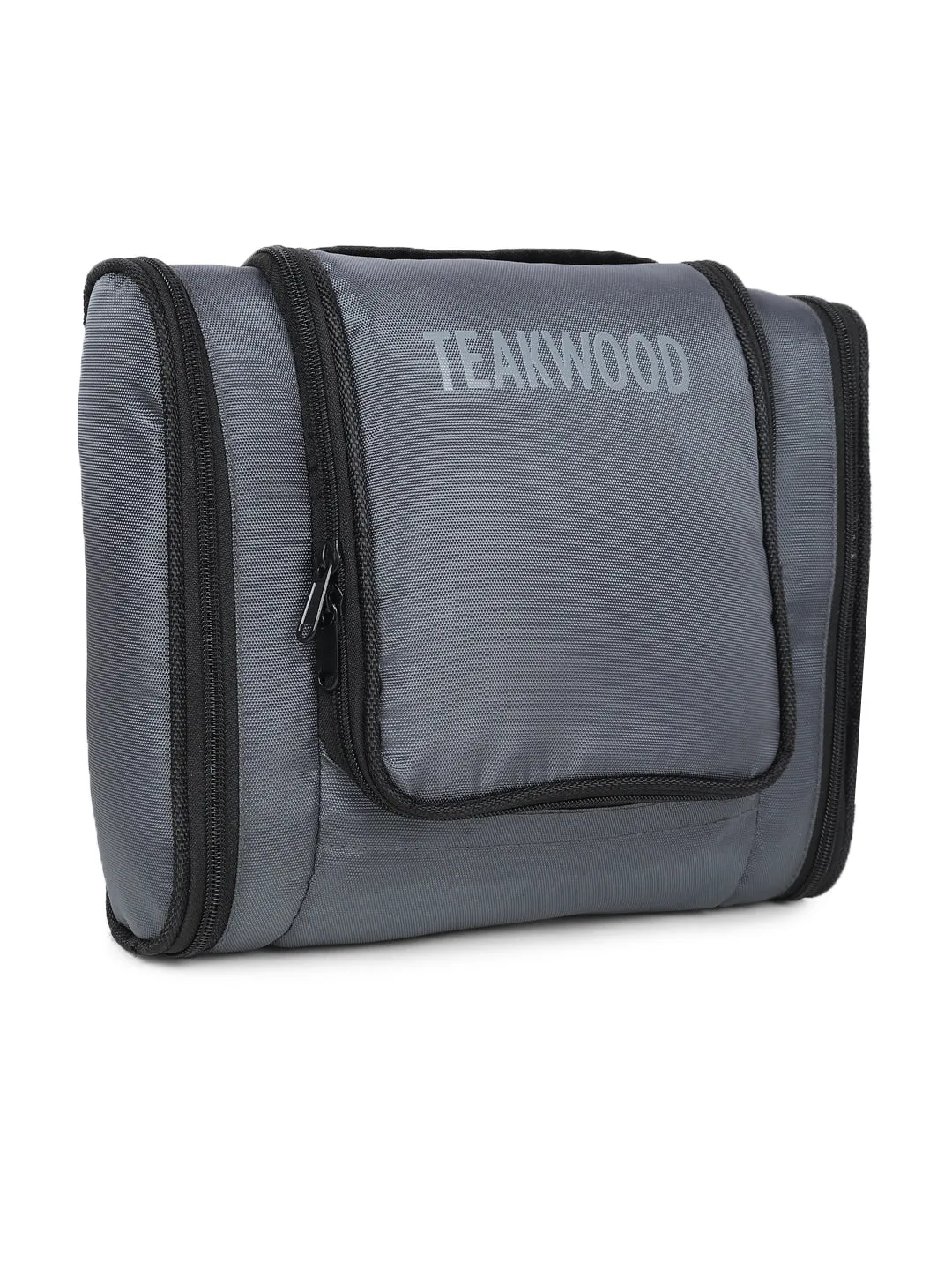 Teakwood Polyester Toiletry Kit Bag Grey - Clearance sale