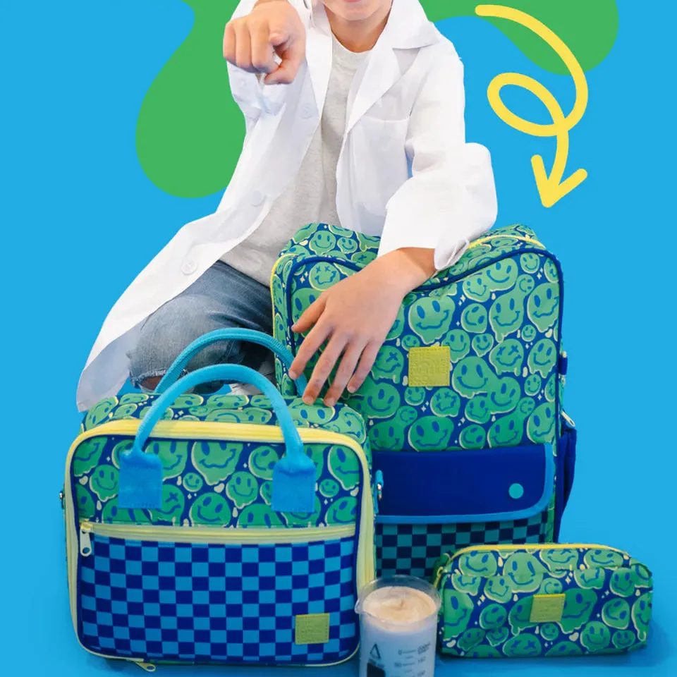 THE SOMEWHERE CO SMILEY MINI ADVENTURE BACKPACK