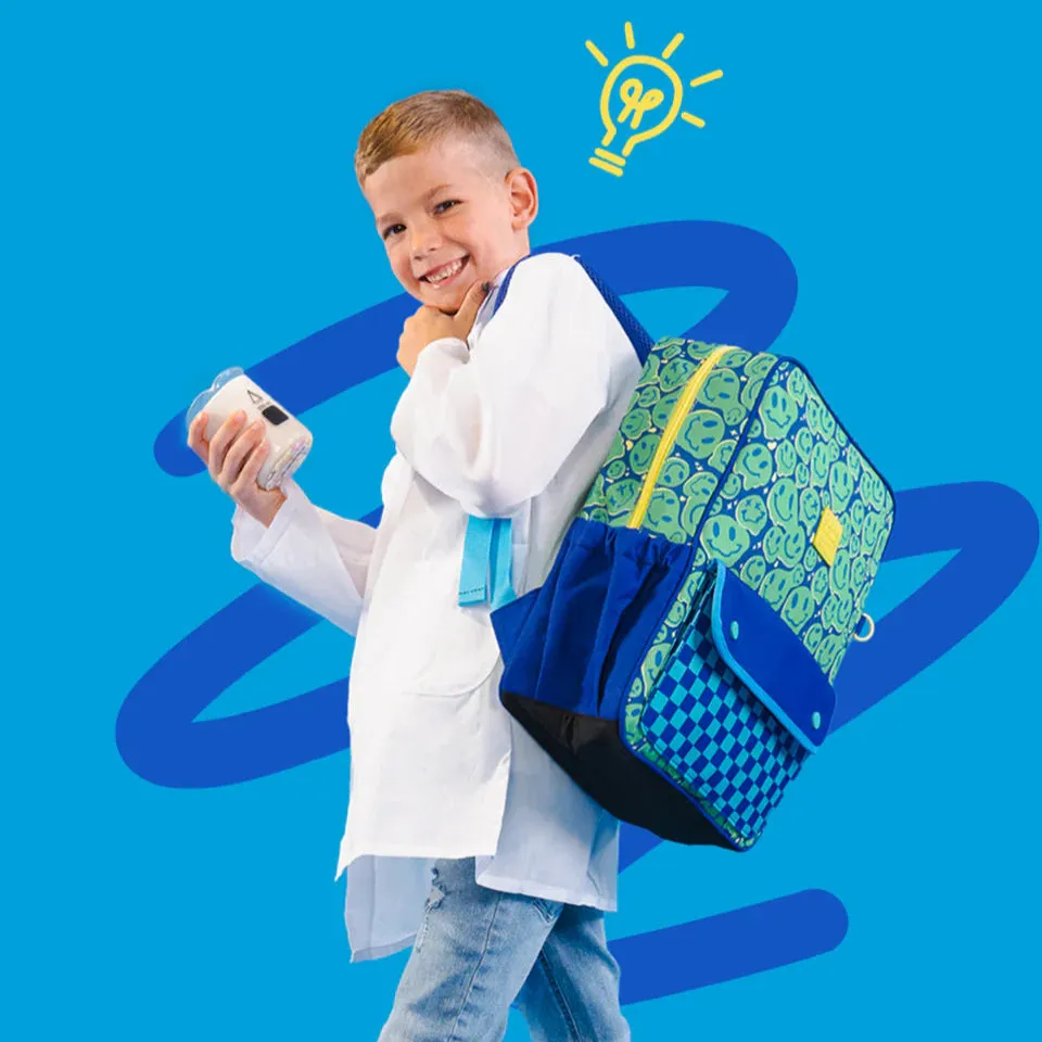 THE SOMEWHERE CO SMILEY MINI ADVENTURE BACKPACK