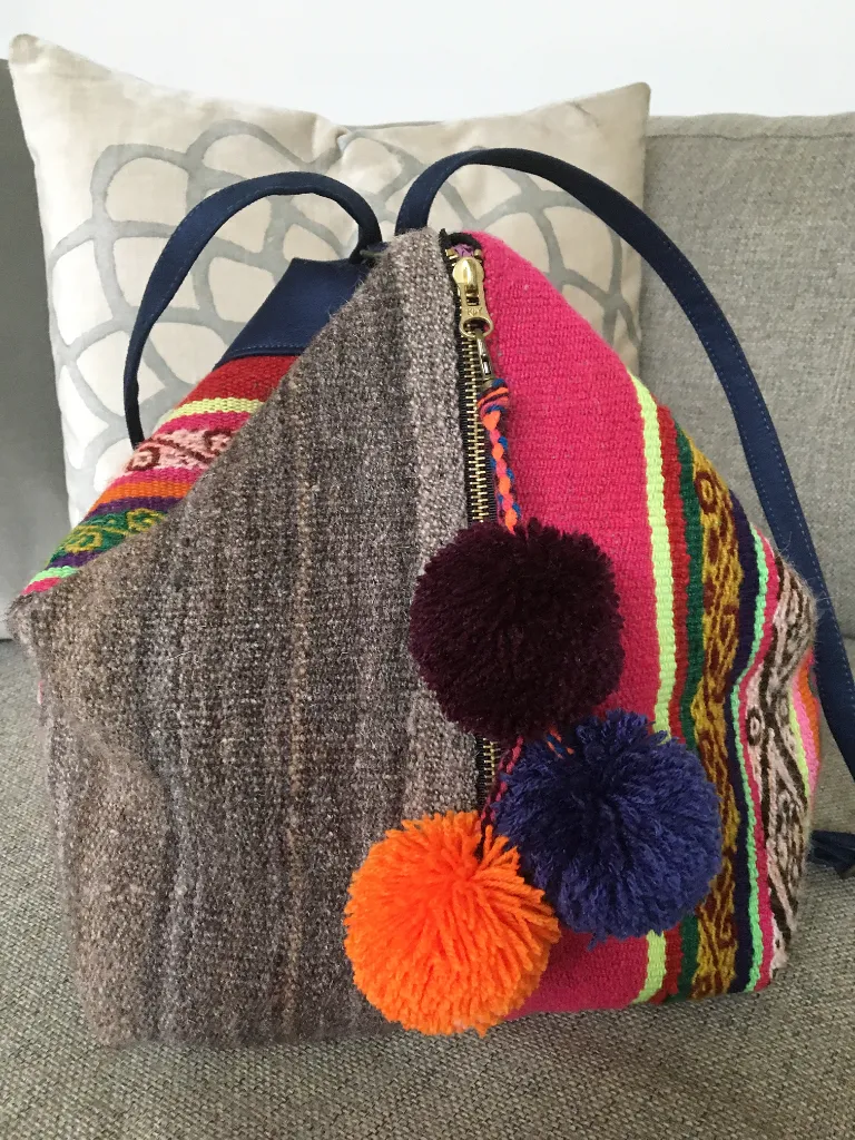 Tina Mochilla Backpack in Mitad (MORE POM COLORS AVAILABLE)