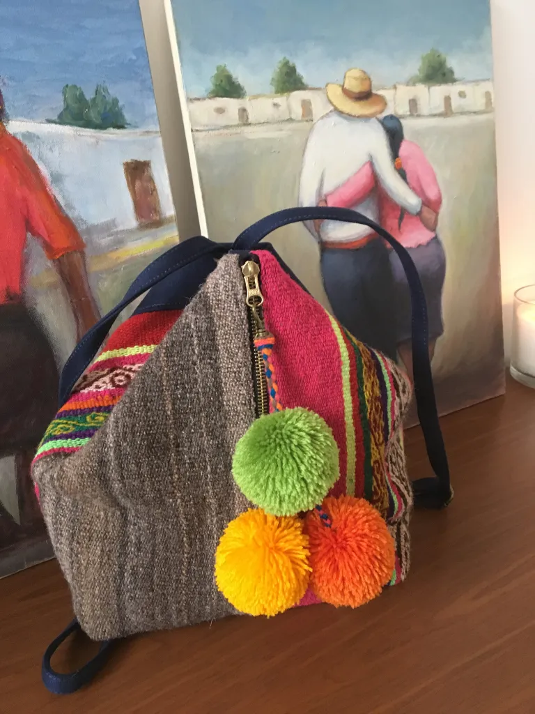 Tina Mochilla Backpack in Mitad (MORE POM COLORS AVAILABLE)