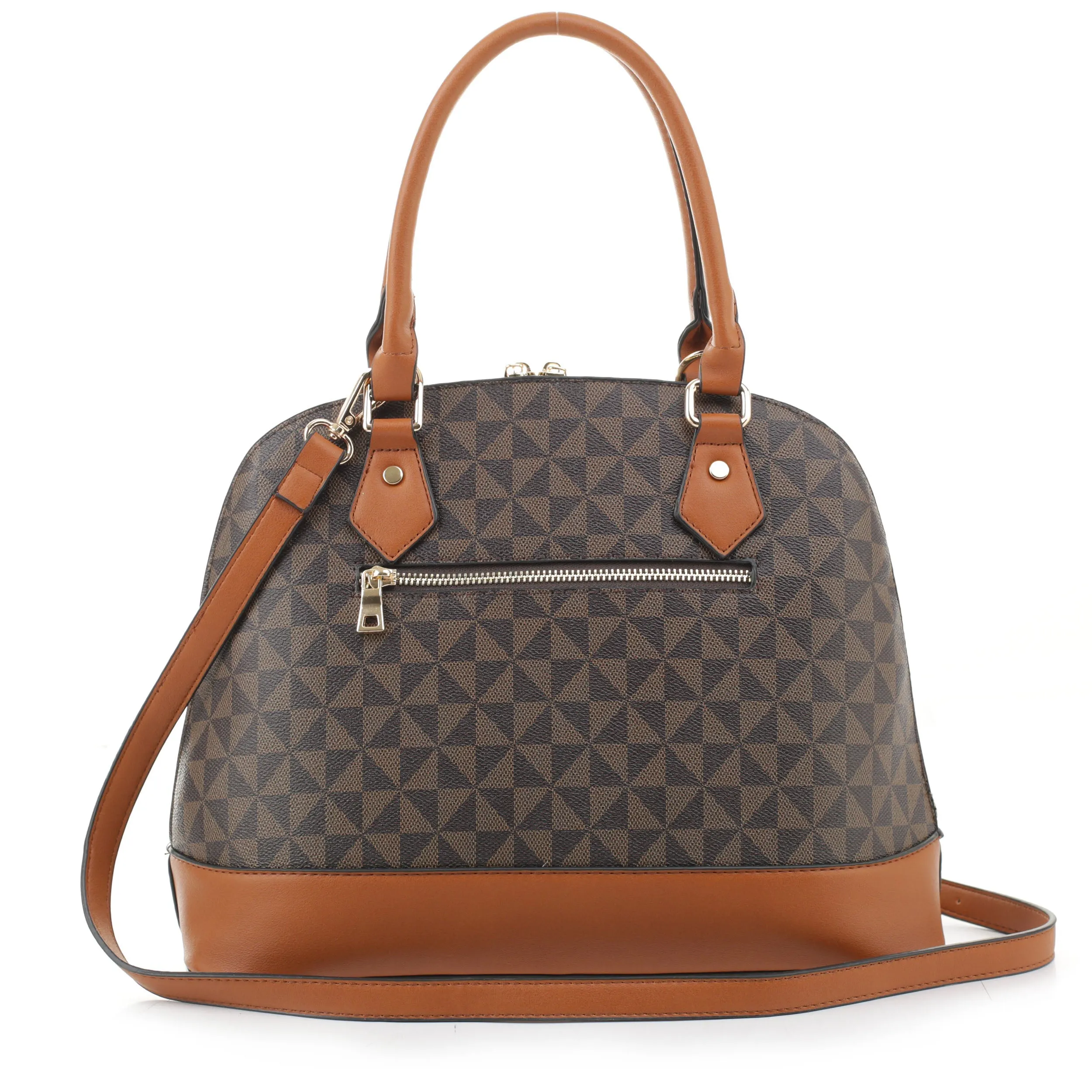Urena Geometric Monogrammed Satchel Set