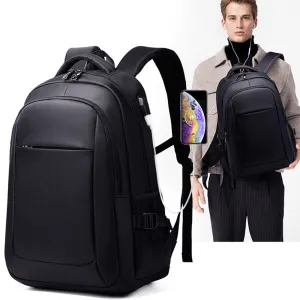 USB Laptop Backpack for Men Waterproof Large Capacity Travel Bag Commute Bag