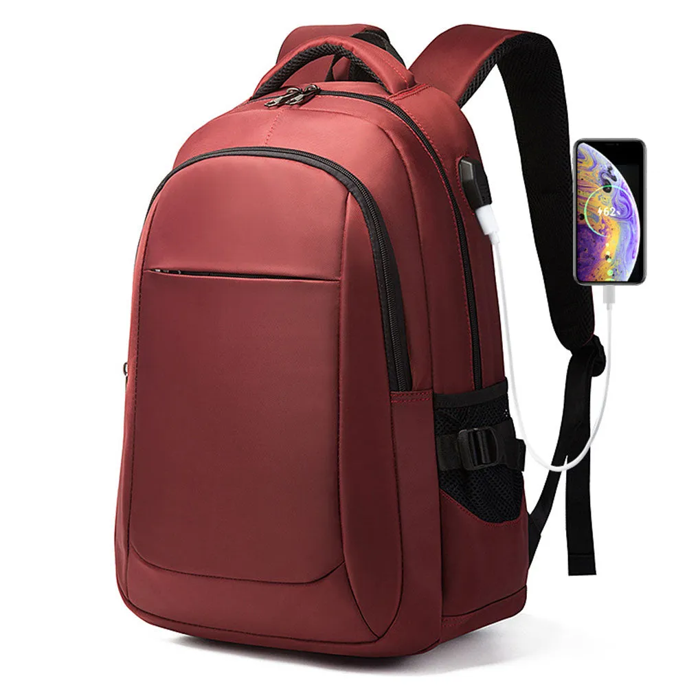 USB Laptop Backpack for Men Waterproof Large Capacity Travel Bag Commute Bag