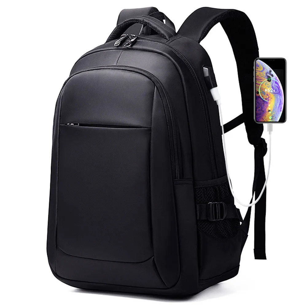 USB Laptop Backpack for Men Waterproof Large Capacity Travel Bag Commute Bag