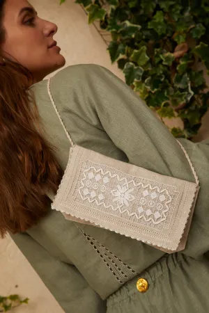 Varvara Mini Cross-body Bag in Dove Gray