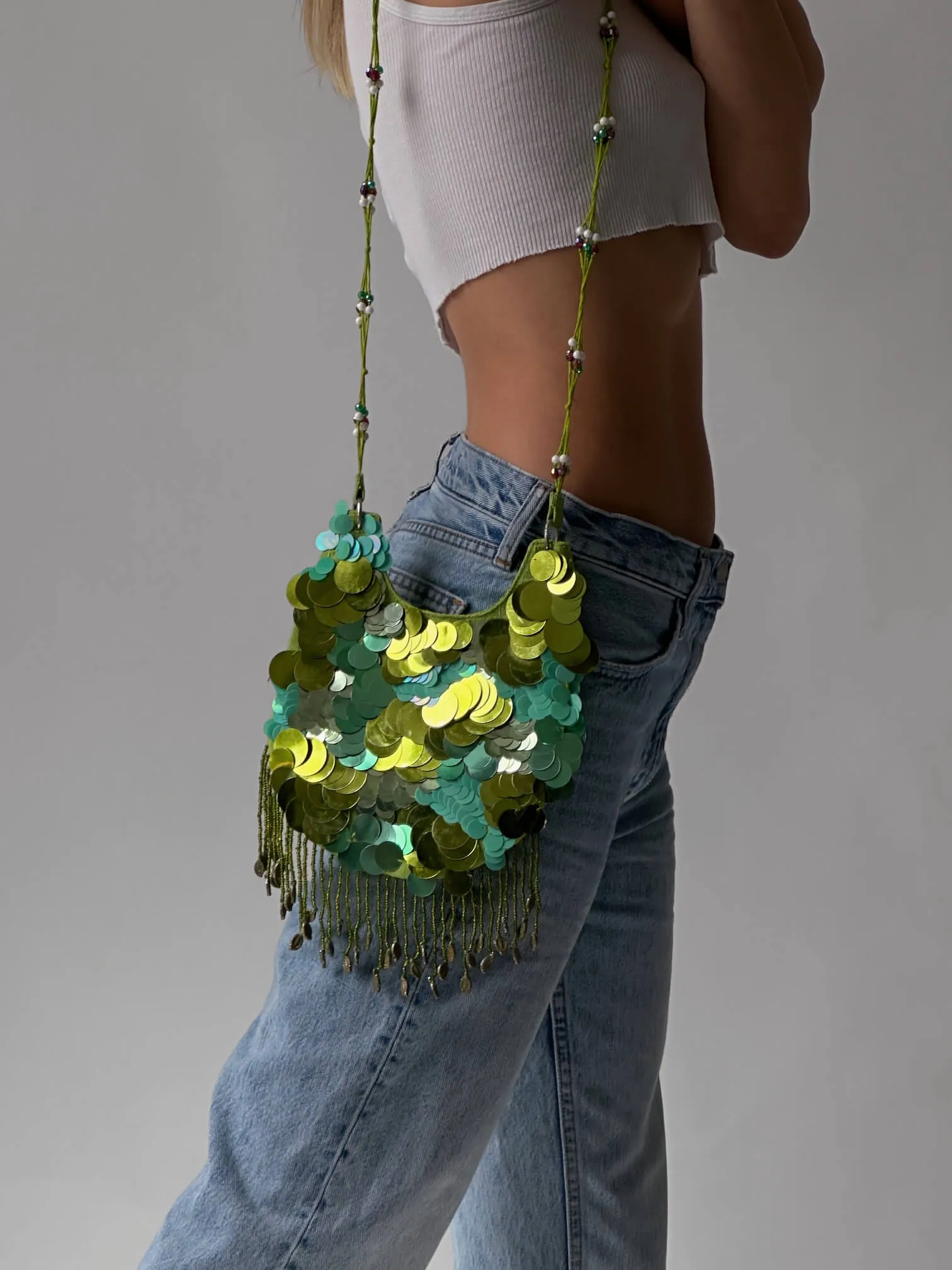 Vintage ALDO Paillette Beaded Bag