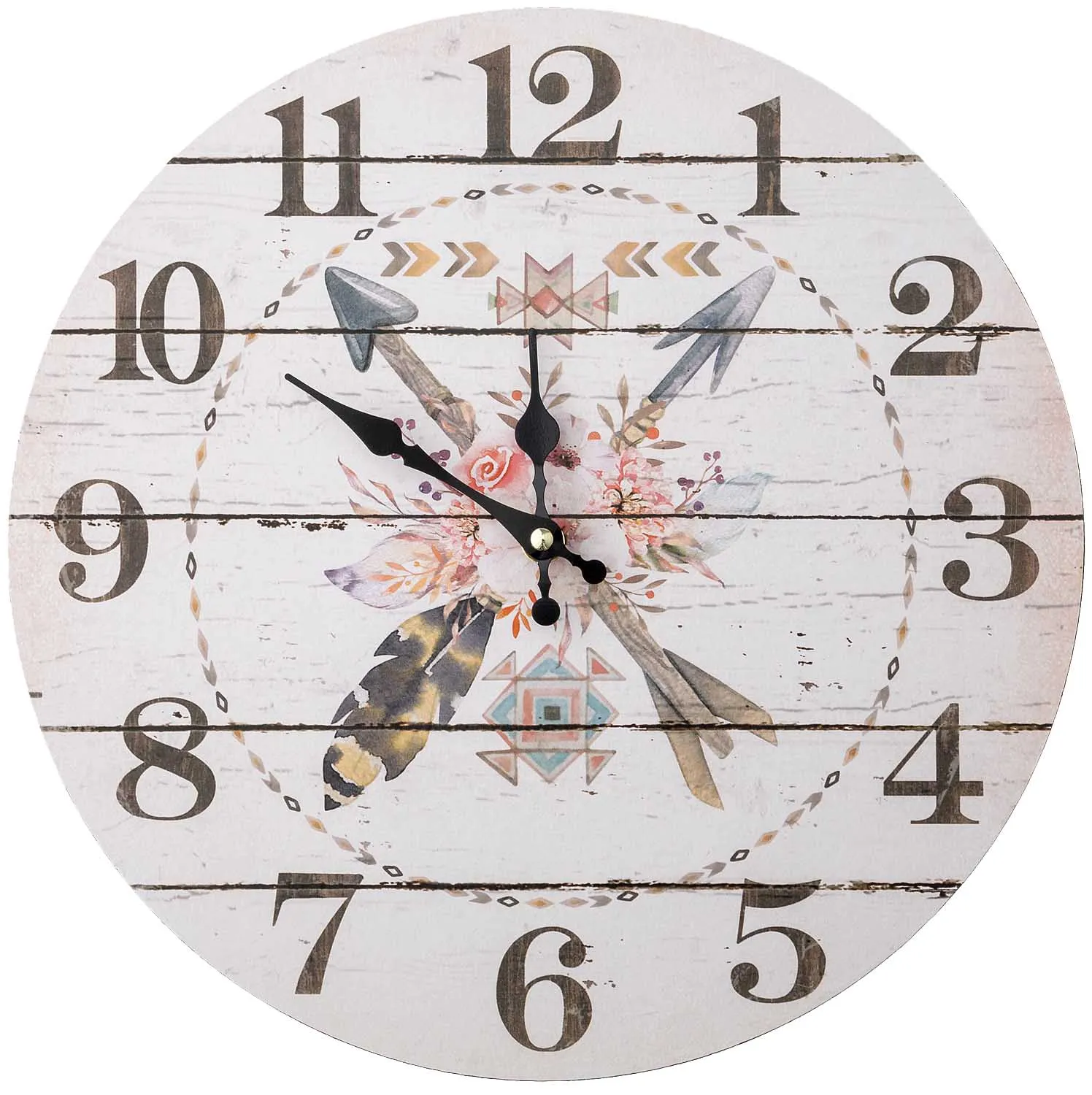 Western Chic Wall Clocks