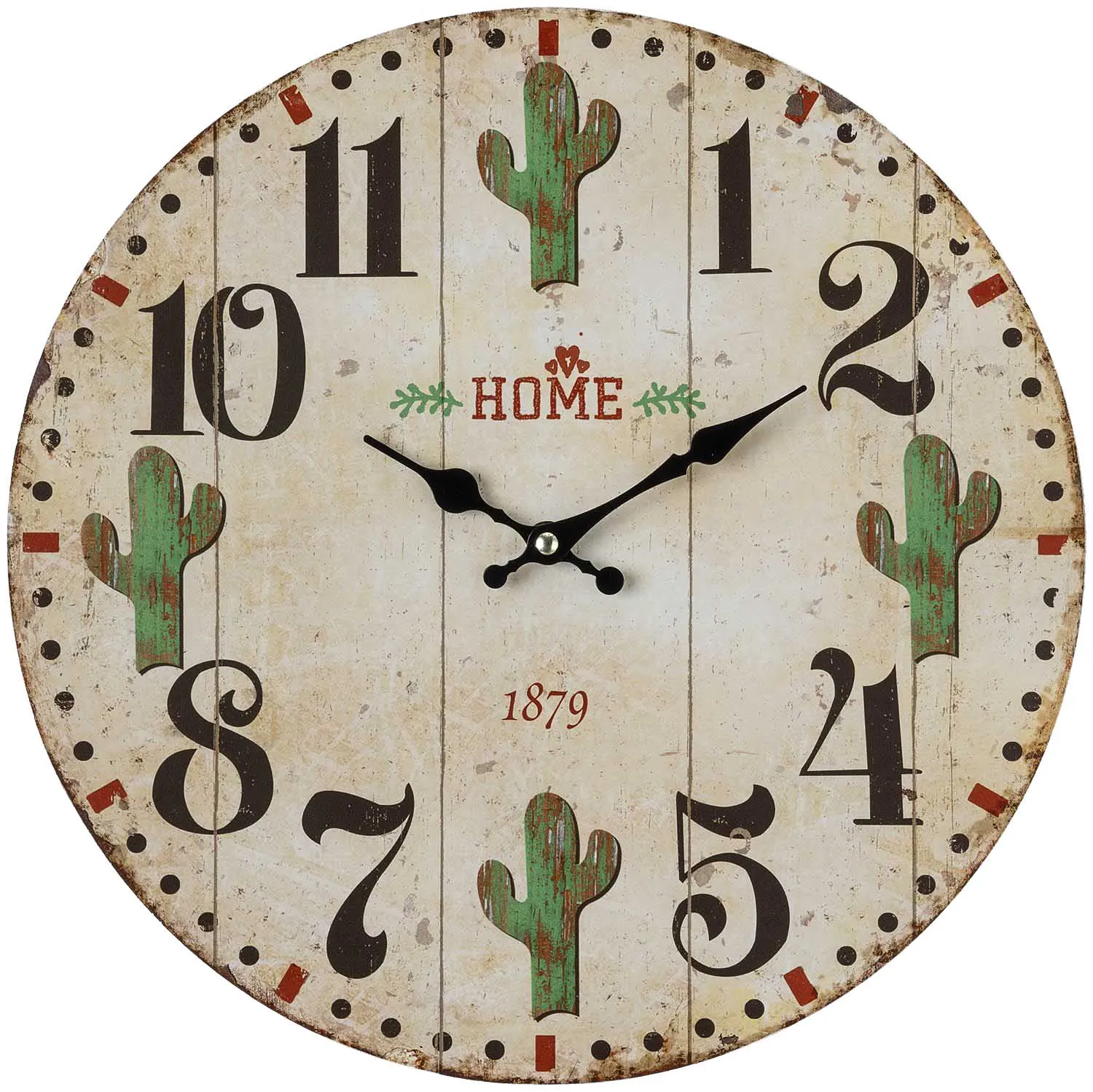 Western Chic Wall Clocks