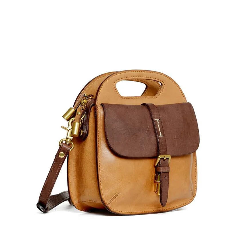 Womens Black Leather Crossbody Bag Side Bags For Women