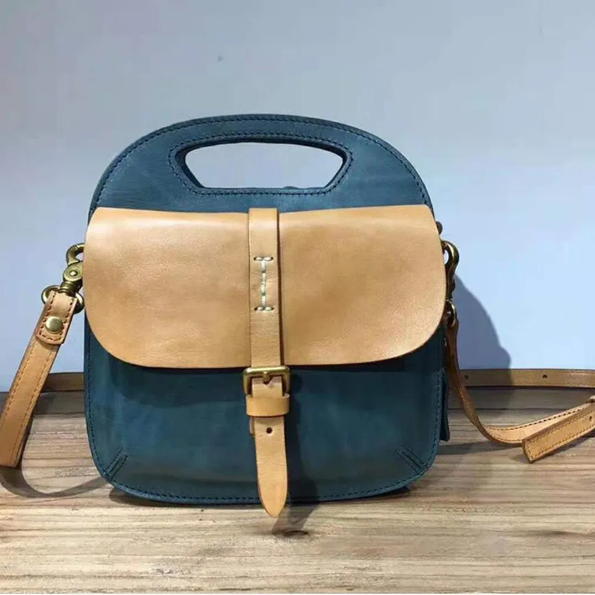 Womens Black Leather Crossbody Bag Side Bags For Women