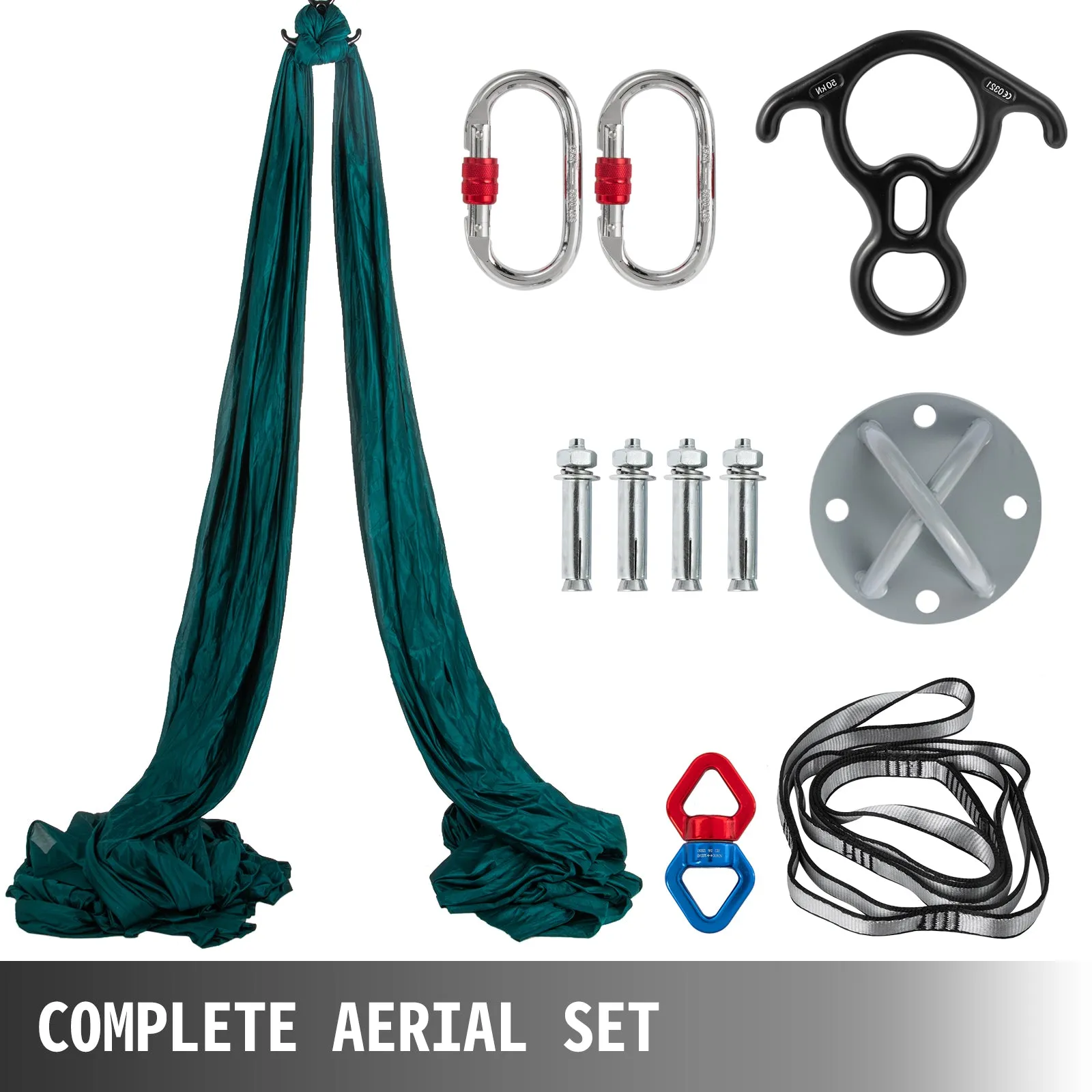 Yoga Swing Set 9.2 Ft. Antigravity Ceiling Hanging Yoga Sling