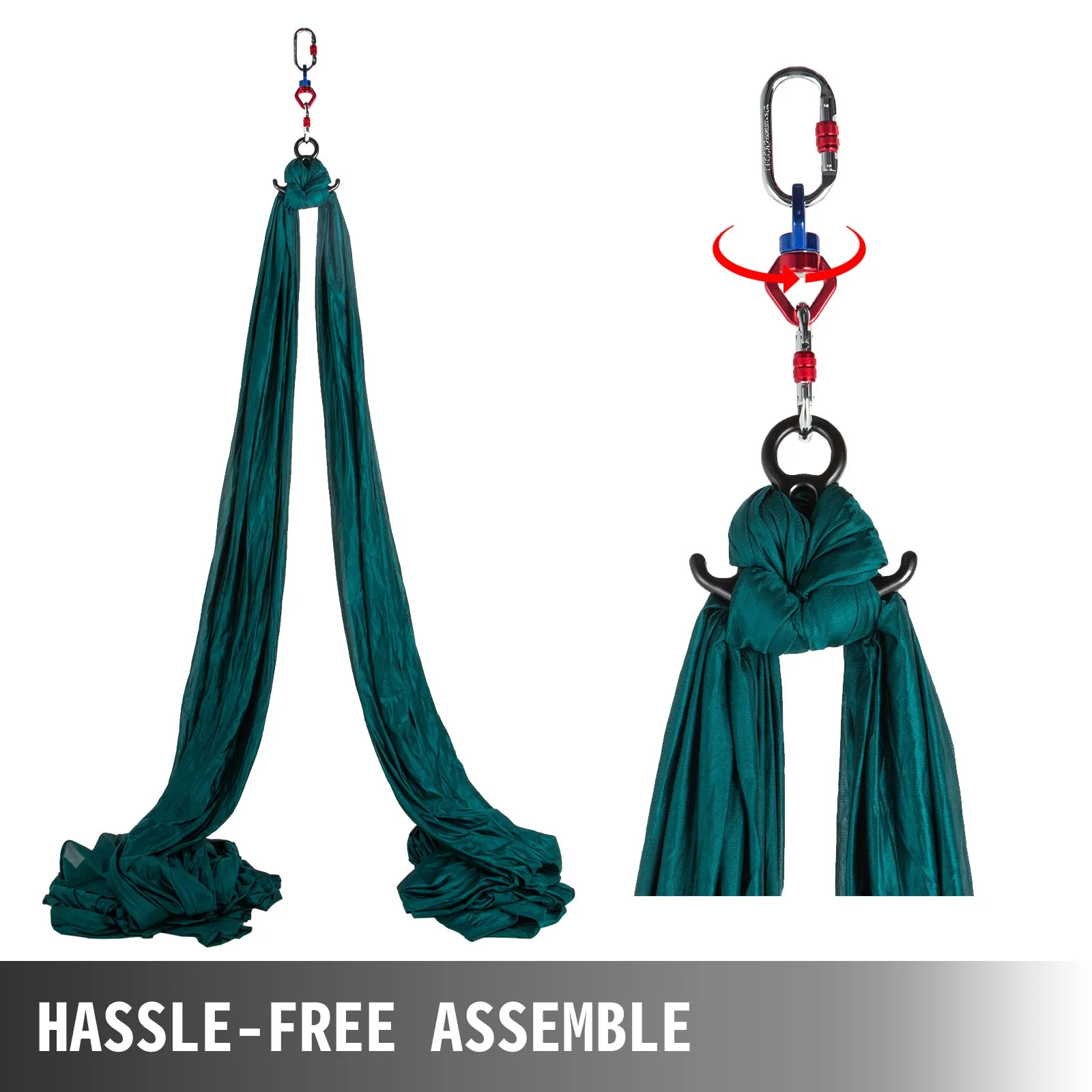 Yoga Swing Set 9.2 Ft. Antigravity Ceiling Hanging Yoga Sling