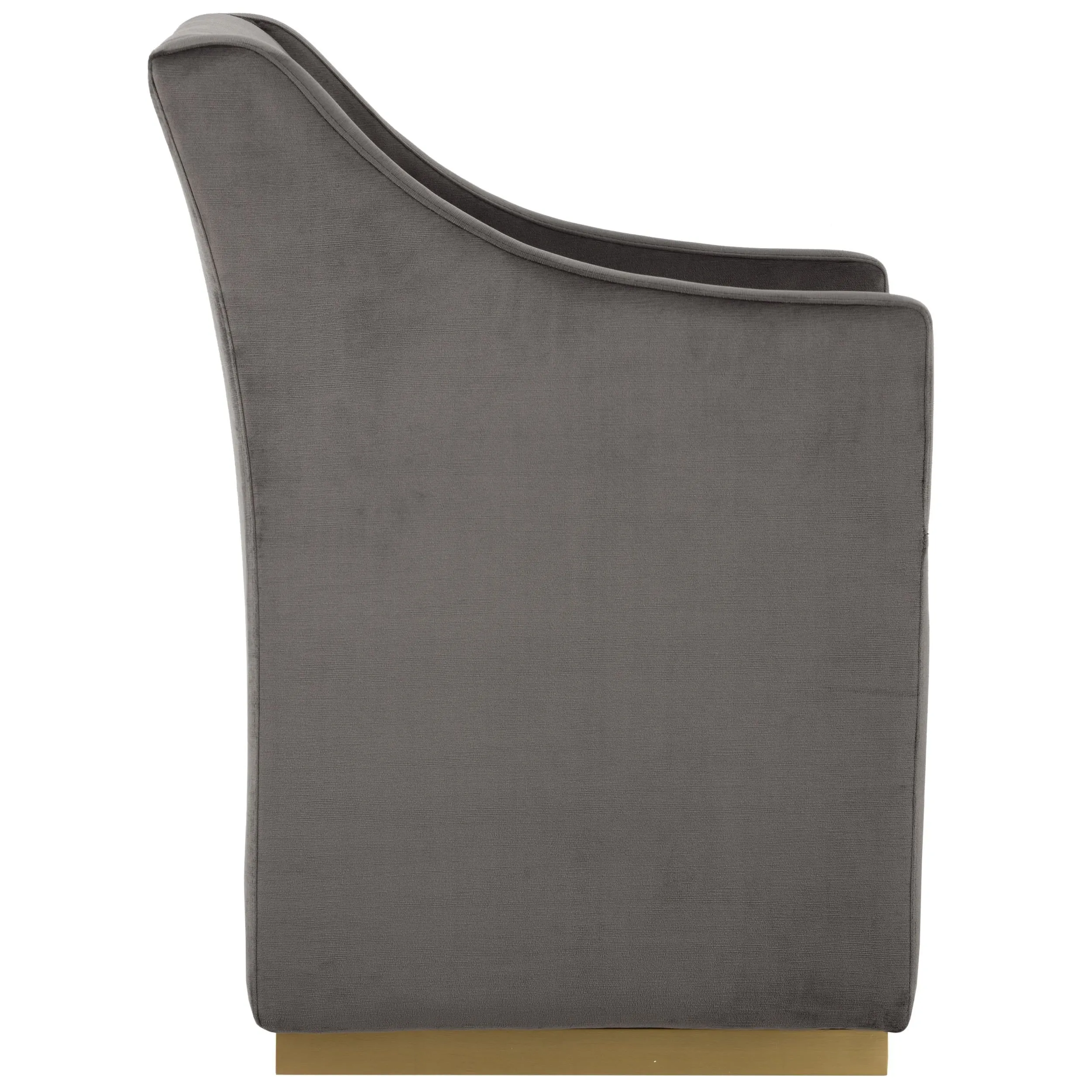Zane Wheeled Lounge Chair, Pebble