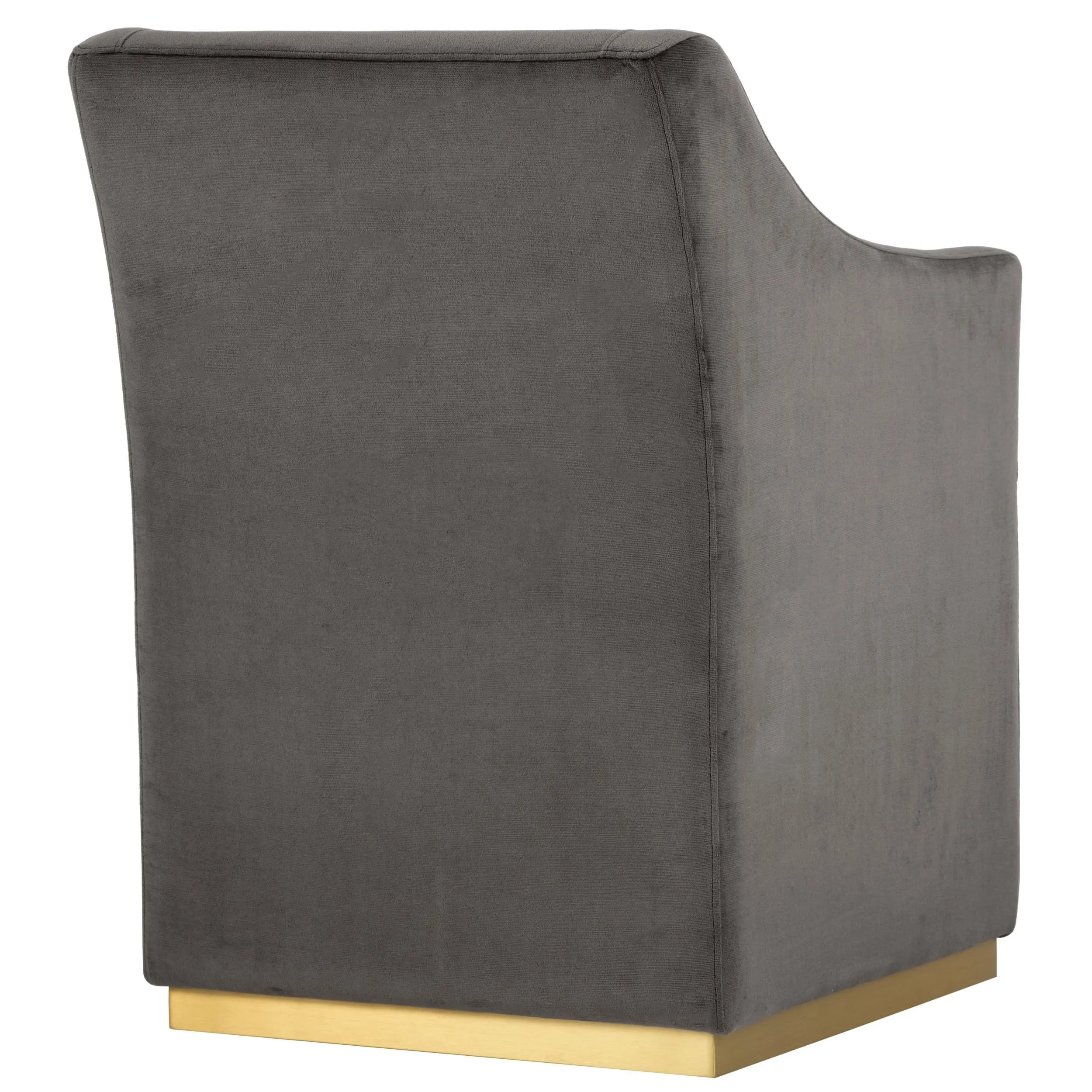 Zane Wheeled Lounge Chair, Pebble